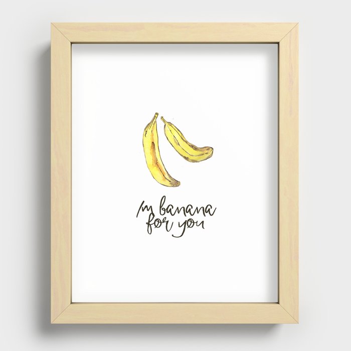 im banana for you Recessed Framed Print