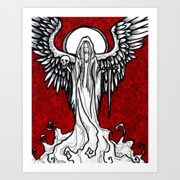 Angel of Death Art Print