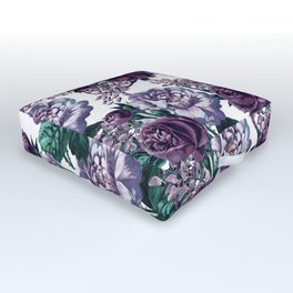 Vintage purple lilac green lavender floral bouquet Outdoor Floor Cushion | Flowers, Green, Lavender, Lilac, Purple, Rosespattern, Painting, Floral, Flowerspattern, Vintageflowers 
