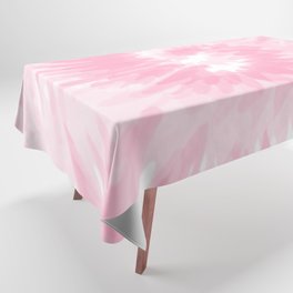 Pastel Pink Tie Dye  Tablecloth