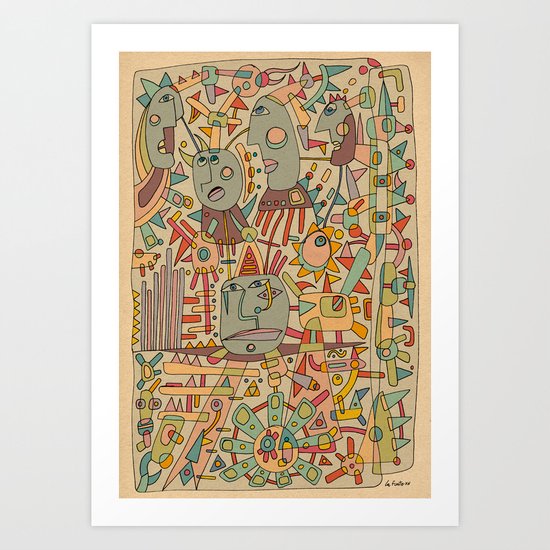 - schematic - Art Print