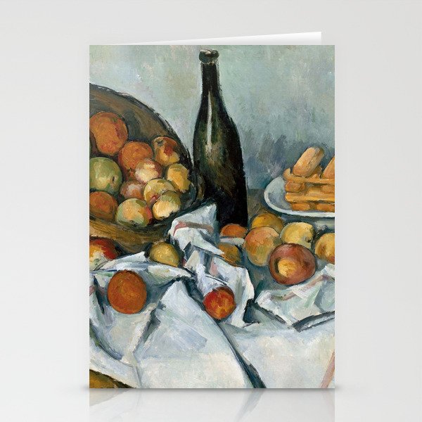 Paul Cézanne - The Basket of Apples - Le Panier de Pommes Stationery Cards