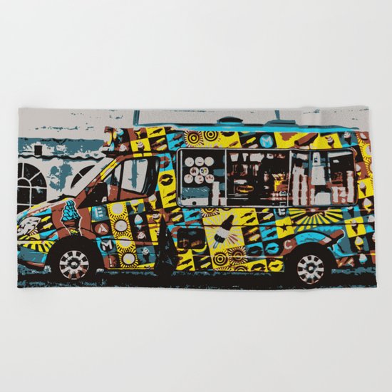 Scream For Ice-cream! Beach Towel