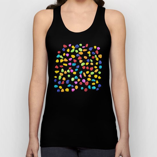 Rainbow rocks Unisex Tank Top