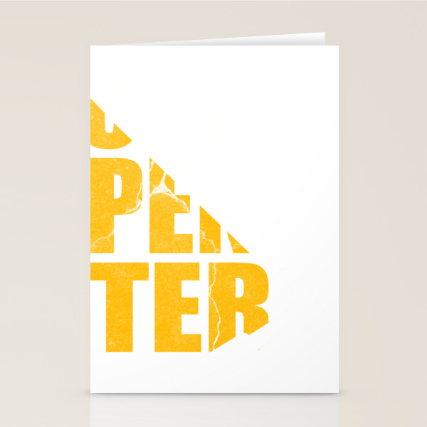 Carpenter Wood Gift Joiner Craftsman Job Stationery Cards By Alsterdesignumzu Society6