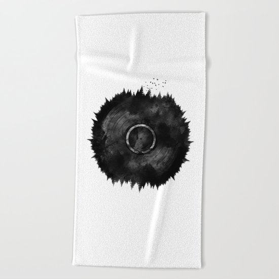 Forest Music Beach Towel