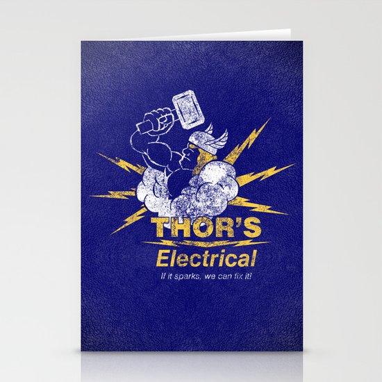 Thor - Thor's Electrical Stationery Cards
