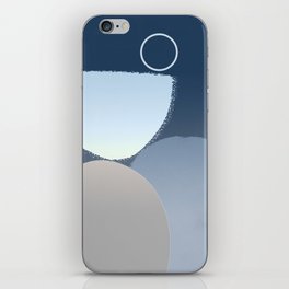 80s Arches and Circles Midnight Balance iPhone Skin