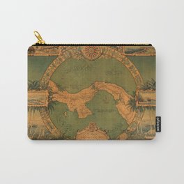 Historical Map of Panama Carry-All Pouch