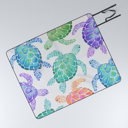 Sea Turtle - Colour Picnic Blanket