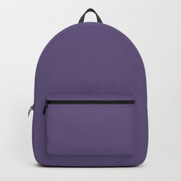 Tyrian Purple Solid Color Plain Backpack | Digital, Basic, Simple, Tyrian Purple, Purplemask, Graphicdesign, Colour, Purple, Pure, Color 