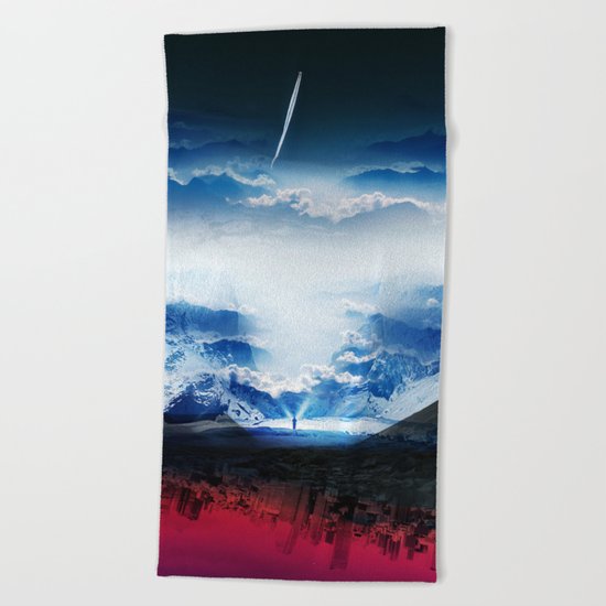 Escape is what i want Beach Towel