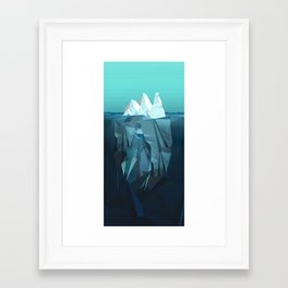 Iceberg Framed Art Print