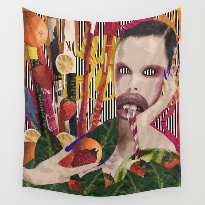 Toxic Tropic Wall Tapestry