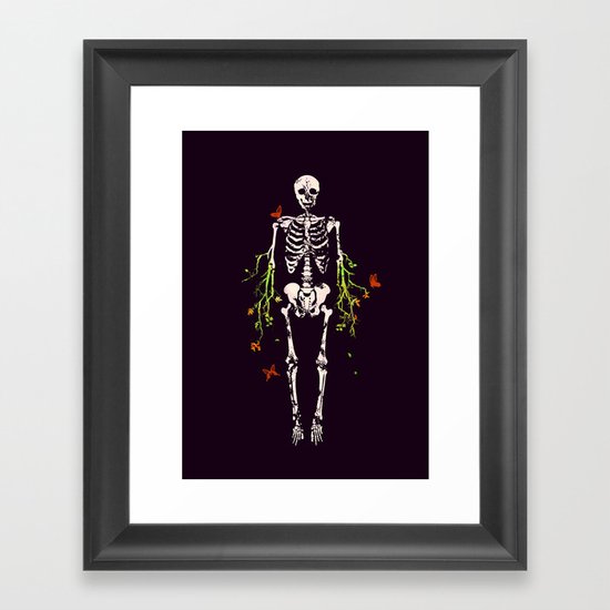 Dead is dead Framed Art Print