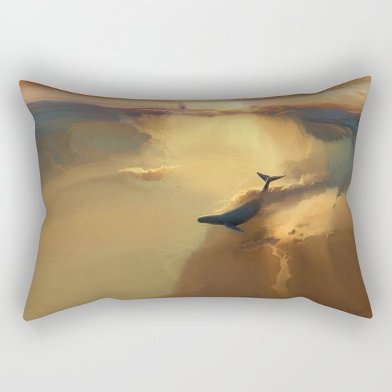 In the sea of gold Rectangular Pillow