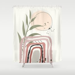 Abstract Minimal Art 52 Shower Curtain