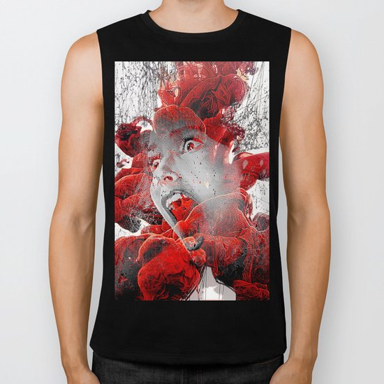 A soul in hell Biker Tank