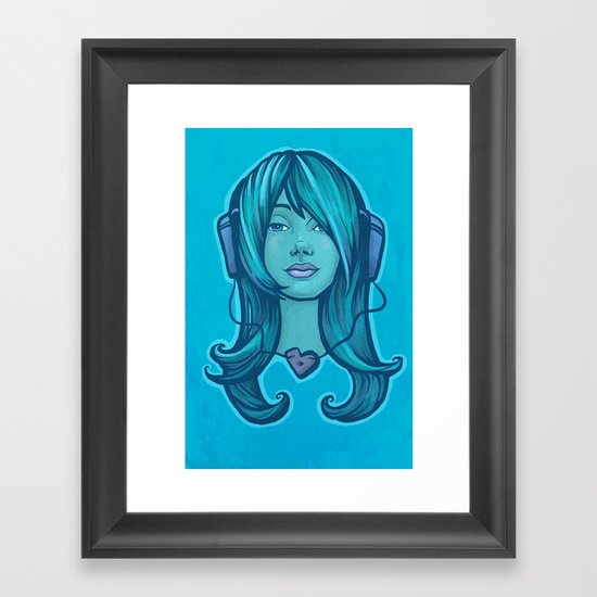 Listen to Your Heart Framed Art Print