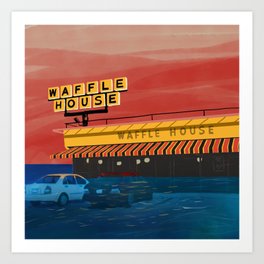 Waffle House, 2060 Art Print