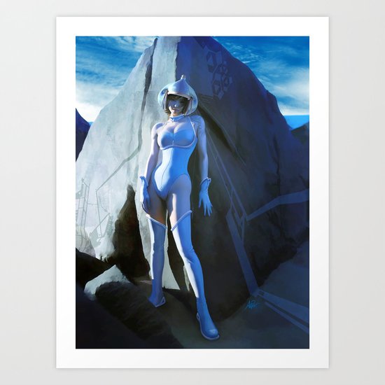 Pepper Rock Art Print