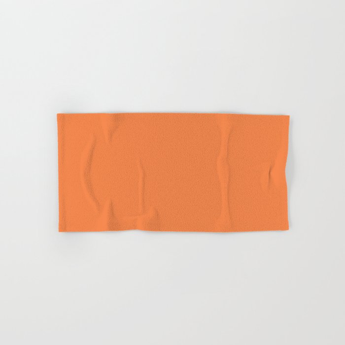 Crusted Salmon Orange Hand & Bath Towel