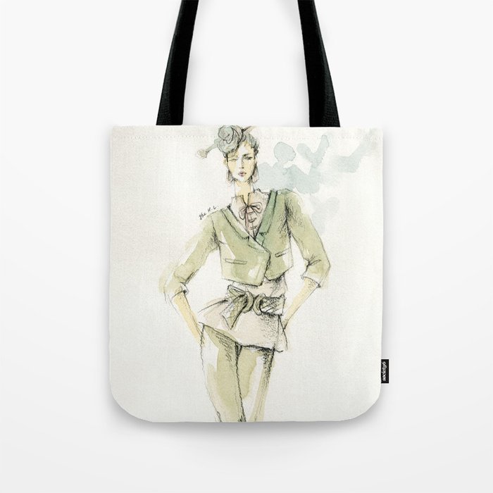 Fashion Illust-original design Tote Bag