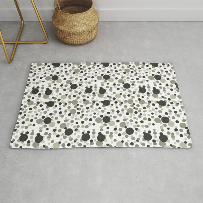 Gold Black Confetti Dots Abstract Rug By Joacreations Society6 Gold Black Confetti Dots Abstract Rug