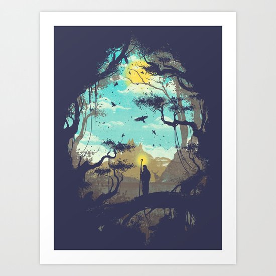 The Guardian Of The Sun Art Print