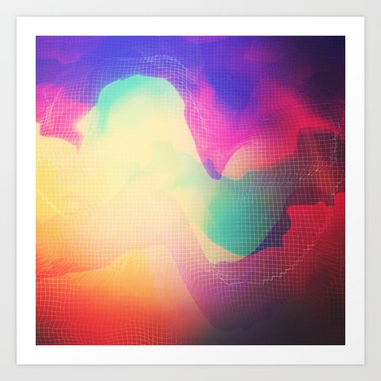 Glitch 13 Art Print