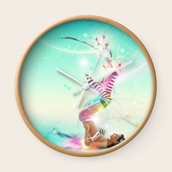 Burst Wall Clock