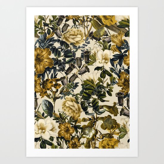 Warm Winter Garden Art Print