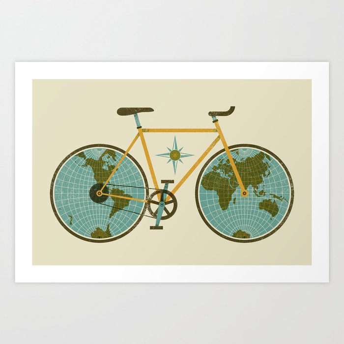 Ride For The World Art Print