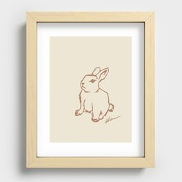 Thumper Recessed Framed Print