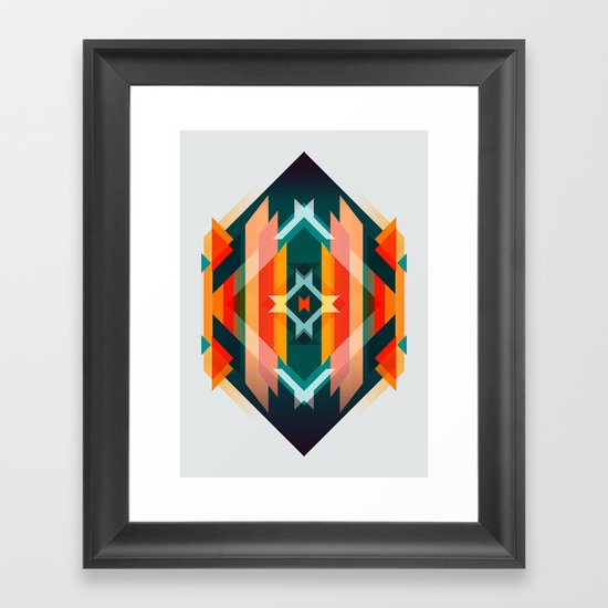 Broken Diamond - Incalescence Framed Art Print