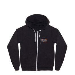 Enneagram 9 Zip Hoodie