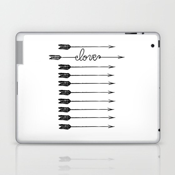 Love Arrows Laptop & iPad Skin