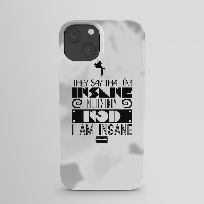 "Girl with the Dragon Tattoo" Typography Poster iPhone Case