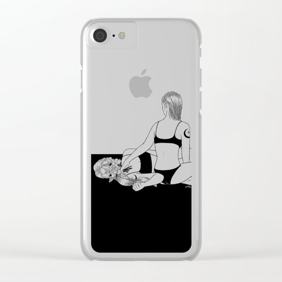 Bye Bye, Old Me Clear iPhone Case