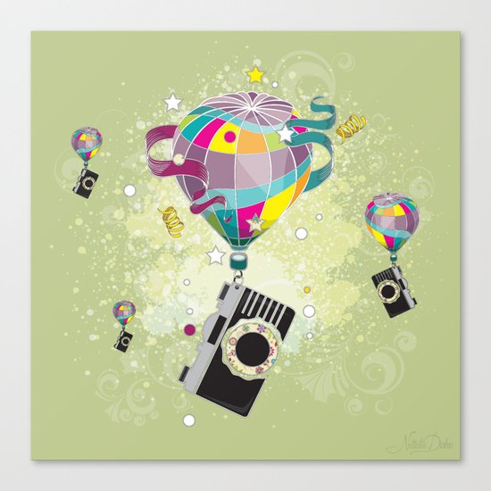 Traveling camera Canvas Print