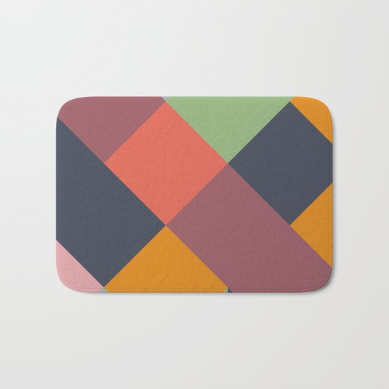 GEOMETRIC PATTERN 733 Bath Mat