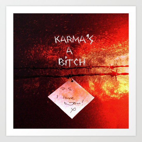 Karma Art Print