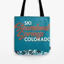 Steamboat Springs Vintage Ski Poster Tote Bag