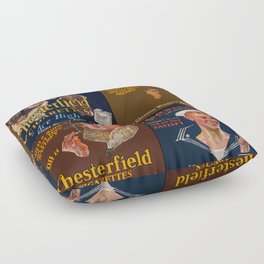 Chesterfield Cigarettes, 1914-1918 by Joseph Christian Leyendecker Floor Pillow