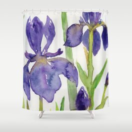 irises Shower Curtain