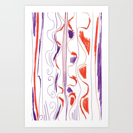 drawing Art Print