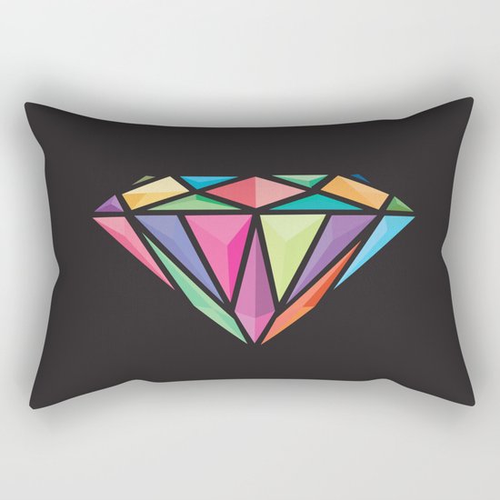 Geometric Diamond Rectangular Pillow