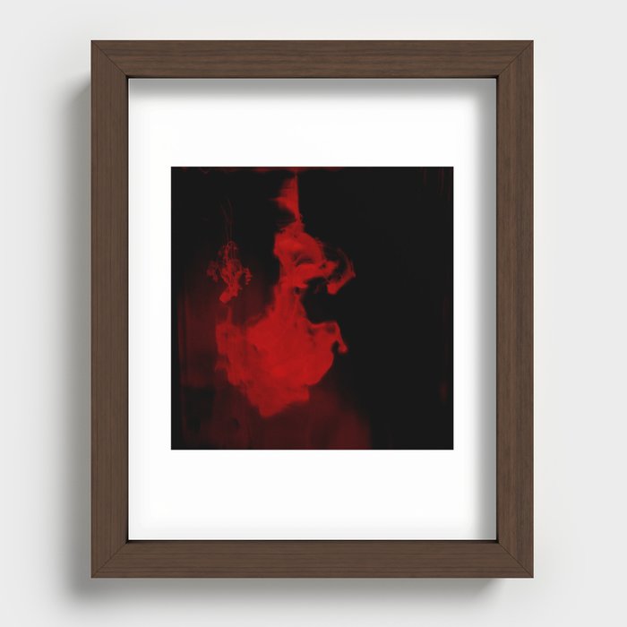 blood Recessed Framed Print