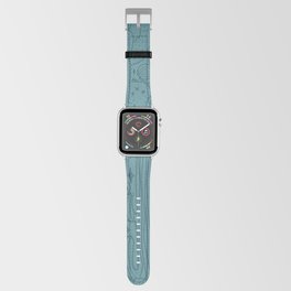 Cactus Scene in Blue Apple Watch Band
