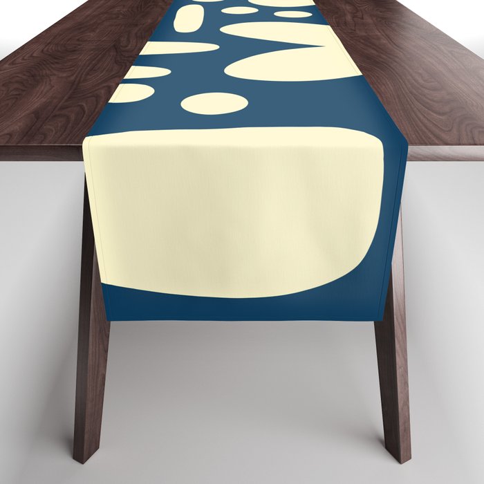 Abstract natural shapes collection 4 Table Runner